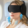 Airplane Mode - Neckpillow & eyemask Black