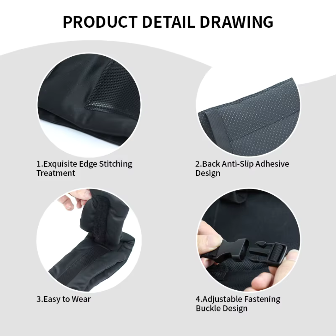Airplane Mode - Neckpillow & eyemask Black